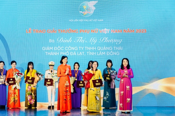 Giải thưởng Phụ nữ Việt Nam năm 2023.